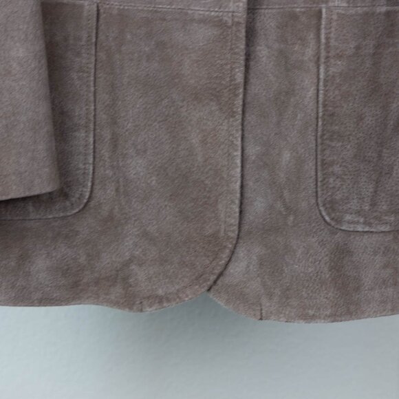 Vintage St. John’s Bay Suede Blazer – Taupe - Picture 3 of 15